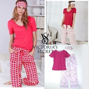 Victorias Secret Mayfair Tee Jama Modal Pajama Set Pajamas NWT L